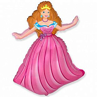Фигура, Принцесса, Розовый (39"/99*69 см) Flexmetal