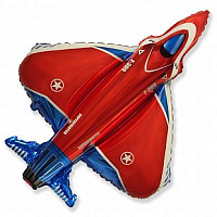 Супер истребитель Красный (39"/99*97 см) Flex Metal l 