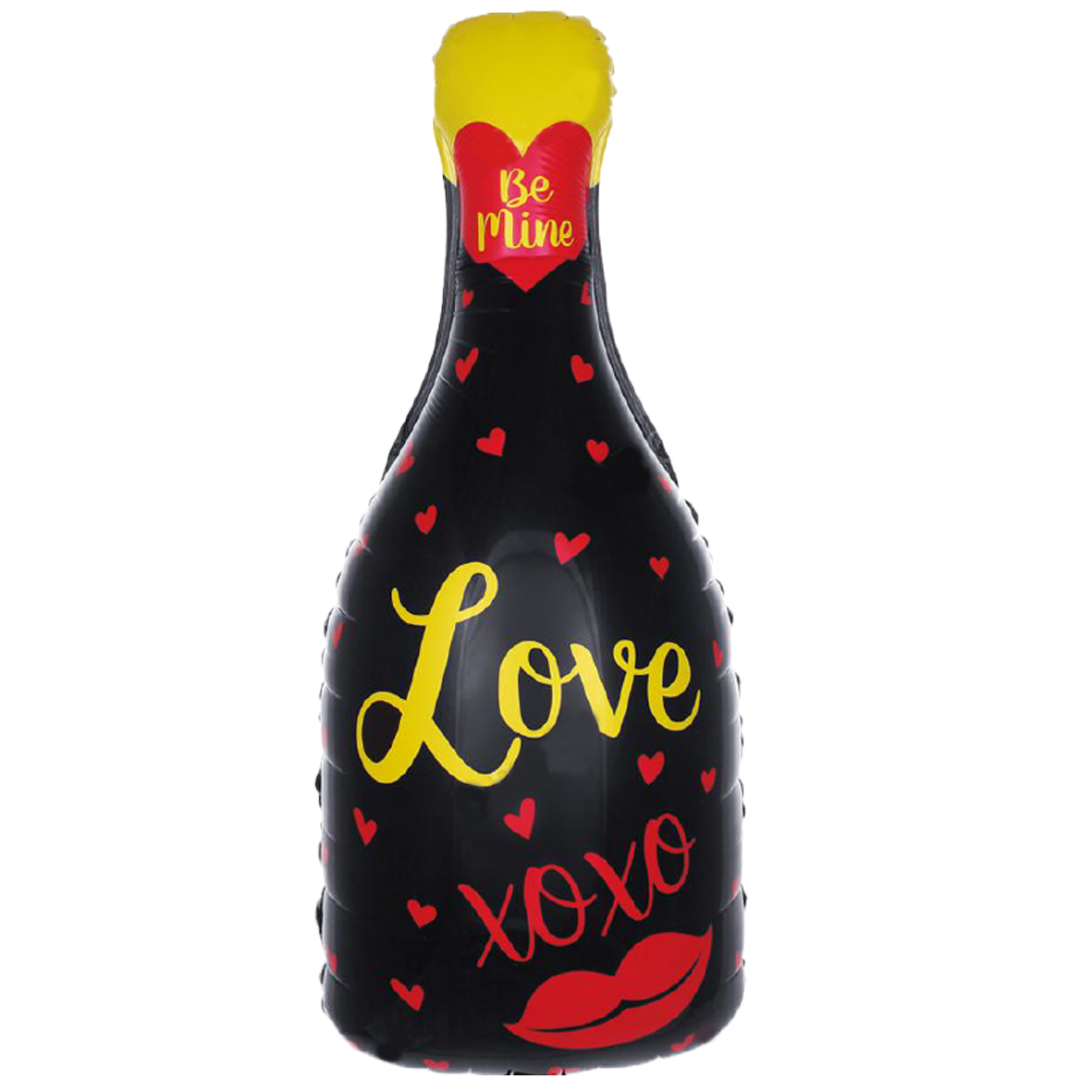 Бутылка Шампанское Love черная