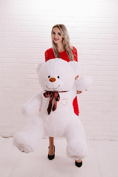 Мягкая игрушка Медведь Белый 140 см