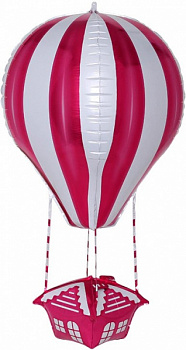 Воздушный шар Аэростат Красный Фигура 3D (27''/69) Falali 