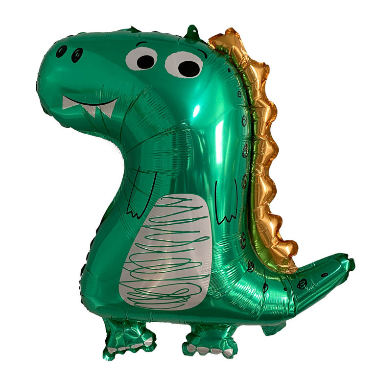 Динозаврик малыш зелёный упак (28''/73 см) Веселуха