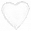 Сердце Белый, 46 см