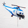 Вертолет полицейский (38"/56*97 см) Flex Metal 