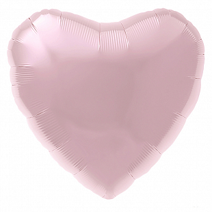 Сердце Нежно-розовый, 46 см