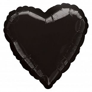 Сердце Чёрный, 46 см