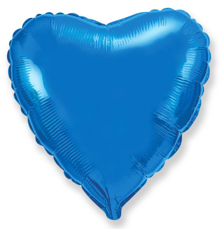 Сердце Синий, 46 см