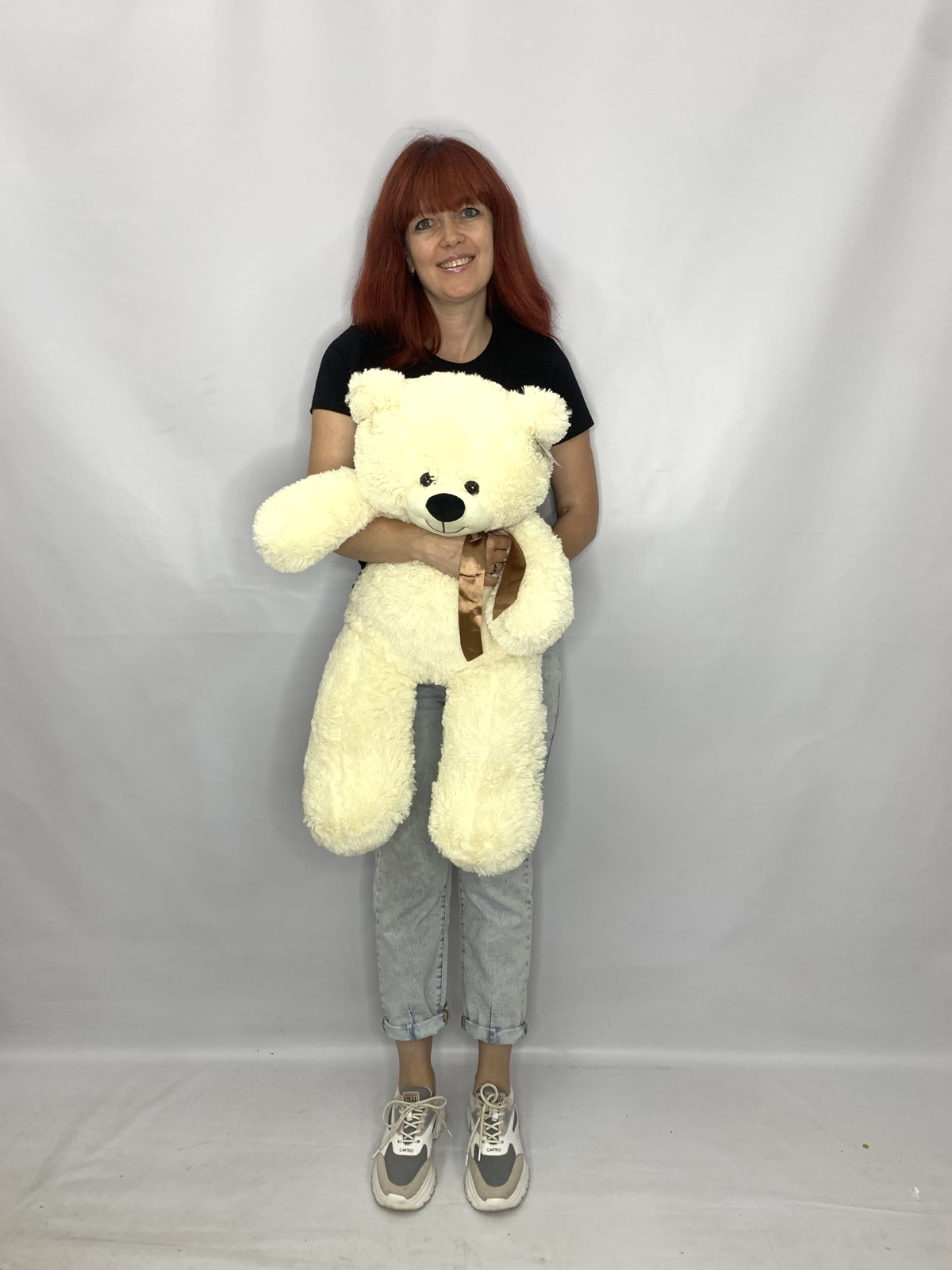 Мягкая игрушка Медведь Молочный 84 см
