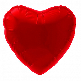 Сердце Красный, 48 см