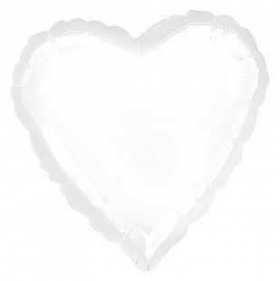 Сердце Белый, 75 см
