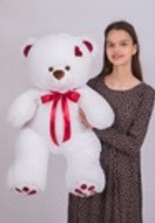 мягкая игрушка Медведь 112 см Белый