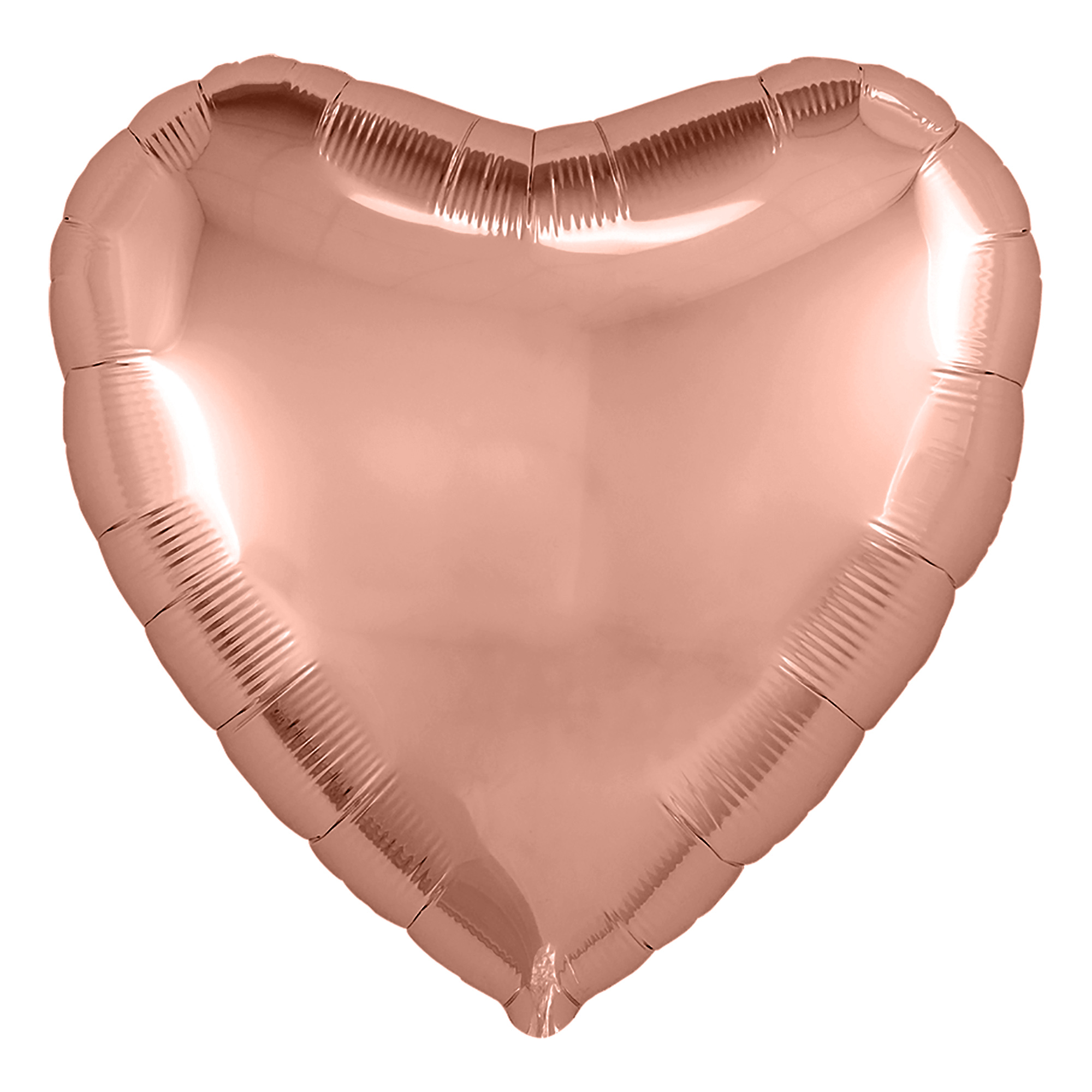 Сердце Розовое золото, 46 см