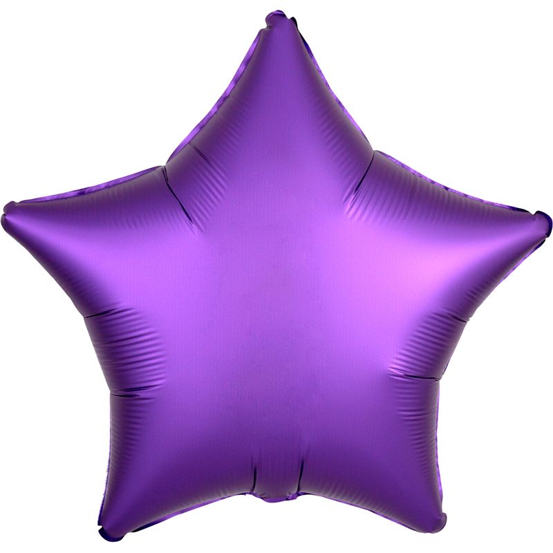 Звезда Сатин Фиолетовый, 46 см