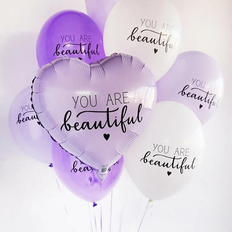 Сердце YOU ARE BEAUTIFUL 45 см