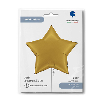 Звезда 36" GRABO Золото Сатин