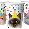 Стаканы (250 мл) Котики, 6 шт..