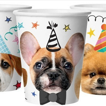 Стаканы (250 мл) Собачки, 6 шт.