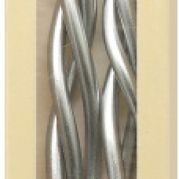 Свечи Спирали Люкс Серебро Метал(6 шт.с держат.)