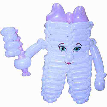 Фигура из шаров Первый зубик 