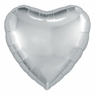 Сердце Серебро, 75 см