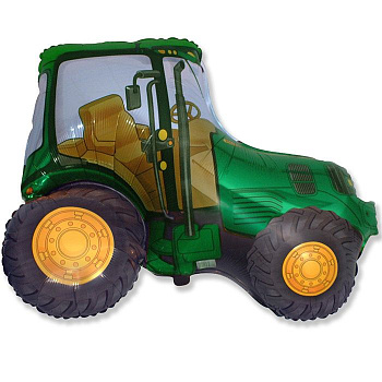 Трактор (зеленый) (37"/74*94 см) Flex Metal